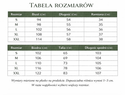 Carmen | Komplet lniany — Top bez rękawów i szerokie spodnie