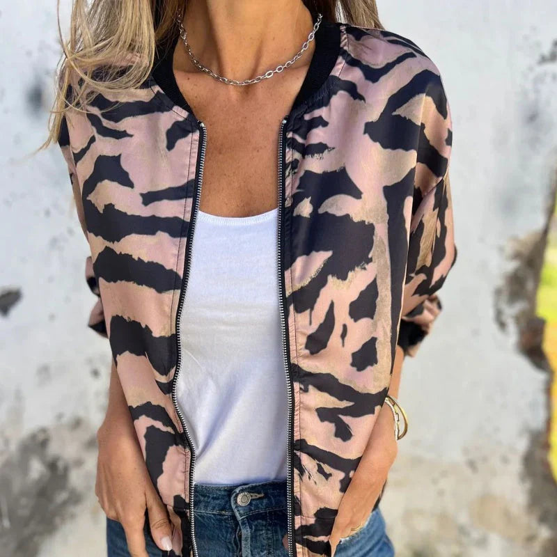 María - Bomberka zapinana na suwak ze wzorem zebry