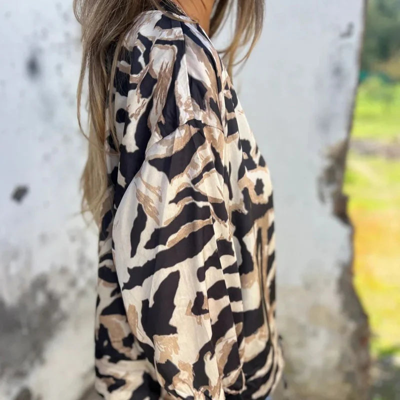 María - Bomberka zapinana na suwak ze wzorem zebry